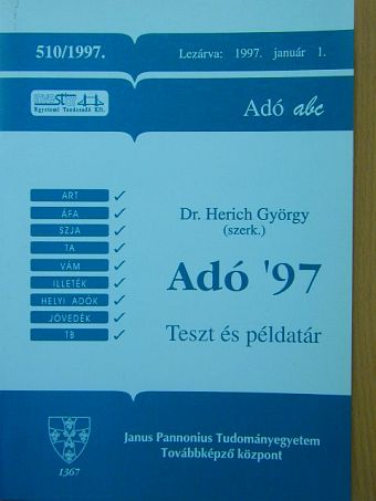 Auth Szabolcs - Adó '97 [antikvár]
