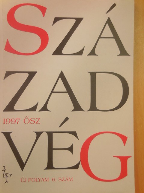 Bódyi Zsombor - Századvég 1997. ősz [antikvár]