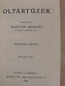 Oltártüzek II. [antikvár]