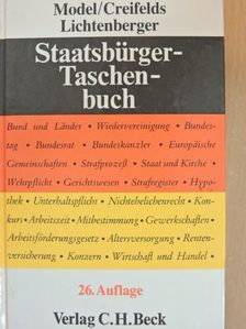Dr. Gustav Lichtenberger - Staatsbürger-Taschenbuch [antikvár]