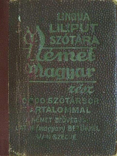 Schenk Liliput Zsebszótára - Német-magyar rész (minikönyv) [antikvár]
