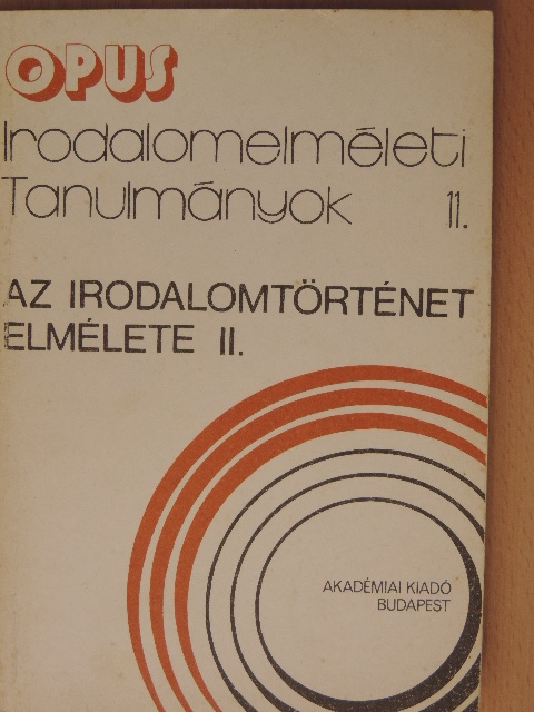 Béládi Miklós - Az irodalomtörténet elmélete II. [antikvár]