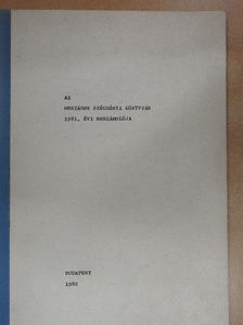 Az Országos Széchényi Könyvtár 1981. évi beszámolója [antikvár]