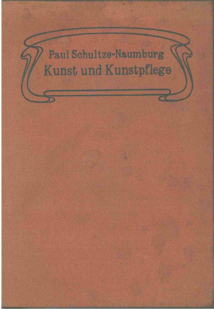 PAUL SCHULTZE-NAUMBURG - Kunst und Kunstpflege [antikvár]