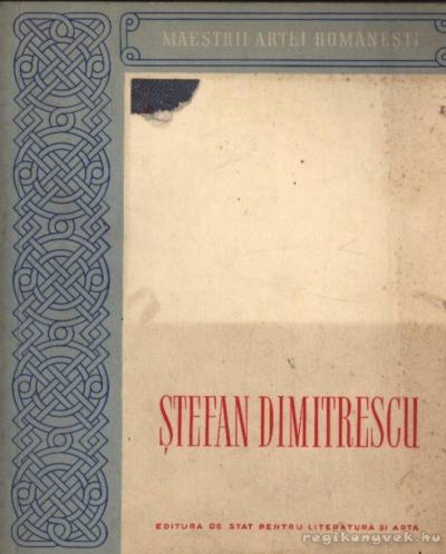 Jianu, Ionel - Stefan Dimitrescu [antikvár]