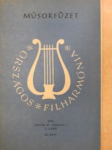 Barna István - Országos Filharmónia Műsorfüzet 1978/5. [antikvár]