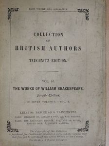 William Shakespeare - The Works of William Shakespeare 1. [antikvár]