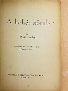 Petőfi Sándor - A hóhér kötele [antikvár]