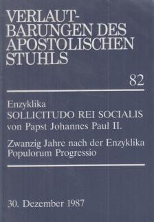 Johannes Paul II. - Enzyklika Sollicitudo Rei Socialis von Papst Johannes Paul II. [antikvár]