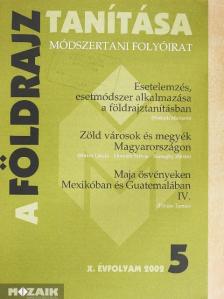 Fábián Tamás - A földrajz tanítása 2002. november [antikvár]