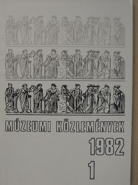 Agócsy Pál - Múzeumi közlemények 1982/1. [antikvár]