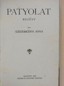 Szederkényi Anna - Patyolat [antikvár]