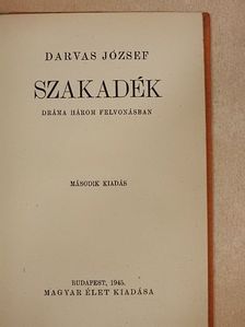Darvas József - Szakadék [antikvár]