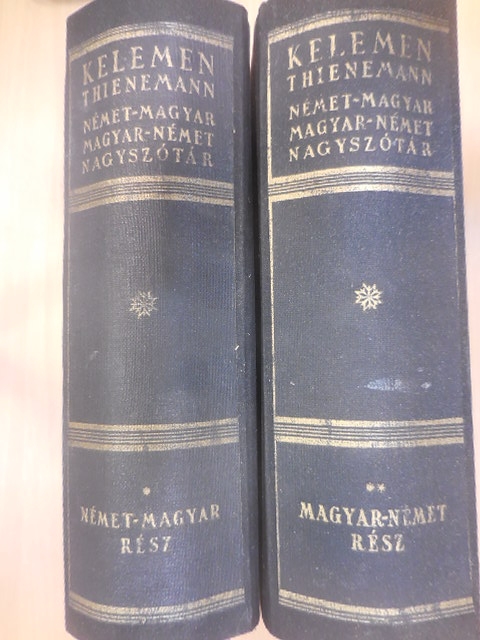 Kelemen Béla - Német-magyar és magyar-német nagyszótár I-II. [antikvár]