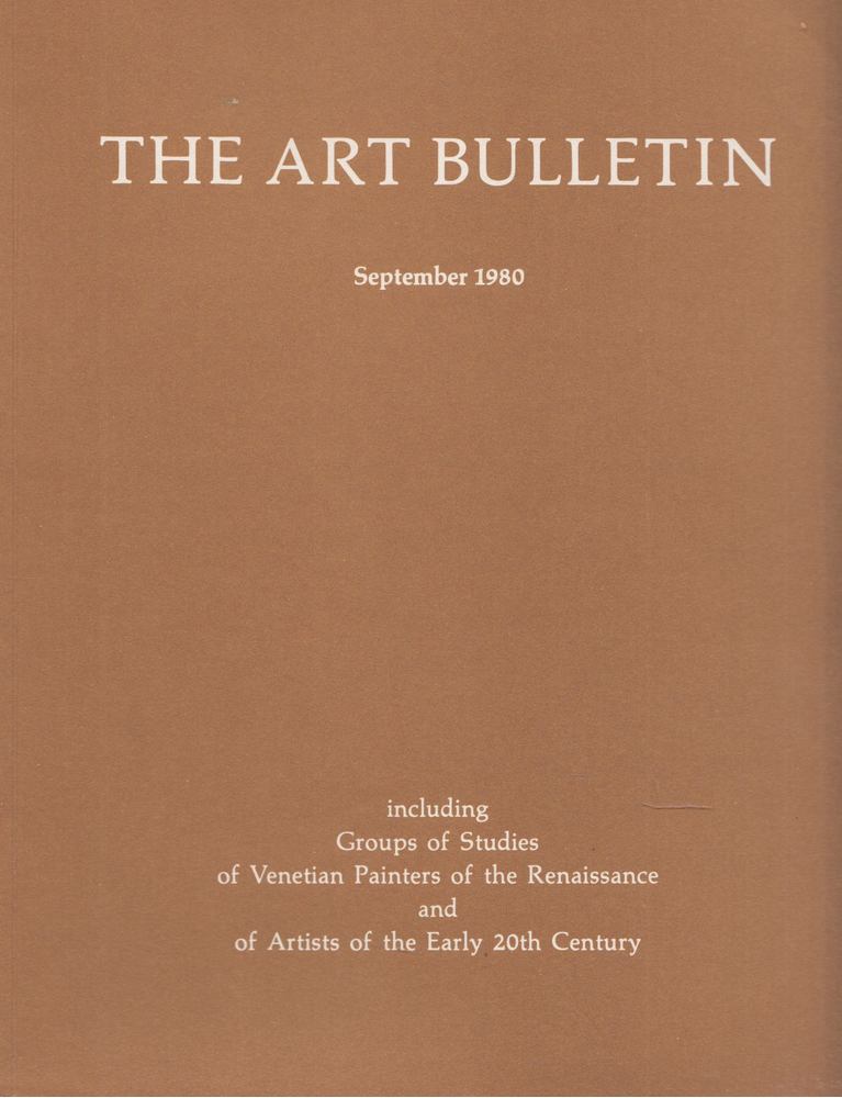 Creighton E. Gilbert - The Art Bulletin September 1980 [antikvár]