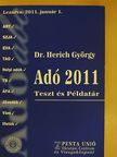 Auth Szabolcs - Adó 2011 - Teszt és példatár [antikvár]