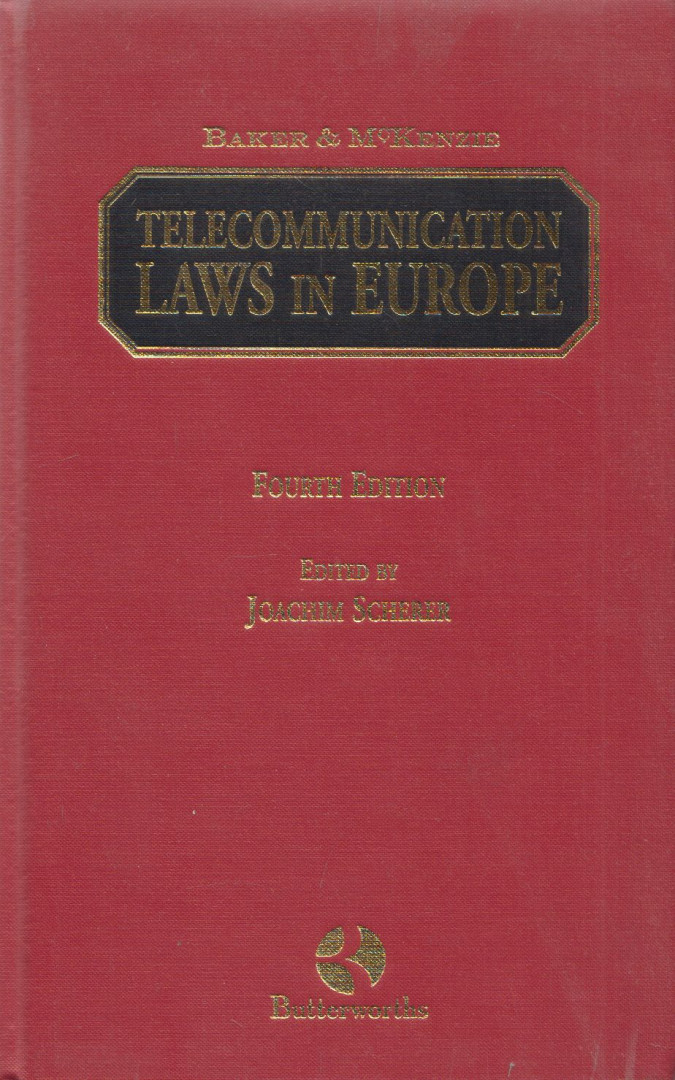 Joachim Scherer - Telecommunication Laws in Europe [antikvár]