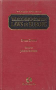 Joachim Scherer - Telecommunication Laws in Europe [antikvár]