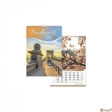 P4111 - 0246 - Naptár fali pd Budapest 21x30 cm 2027
