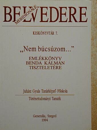 "Nem búcsúzom..." [antikvár]