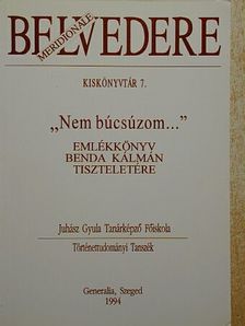 "Nem búcsúzom..." [antikvár]