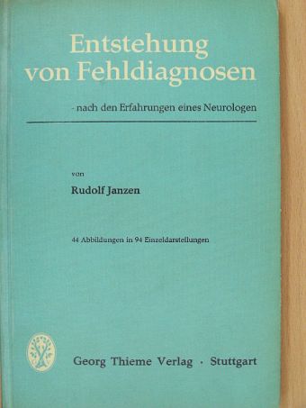 Dr. Rudolf Janzen - Entstehung von Fehldiagnosen [antikvár]