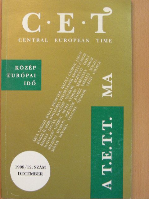 Árva László - C.E.T Central European Time 1998. december [antikvár]