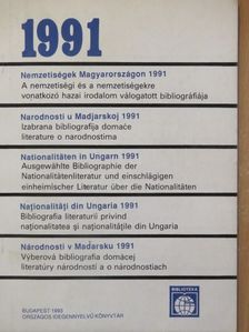 Nemzetiségek Magyarországon 1991 [antikvár]