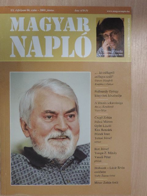 Alföldy Jenő - Magyar Napló 2008. június [antikvár]