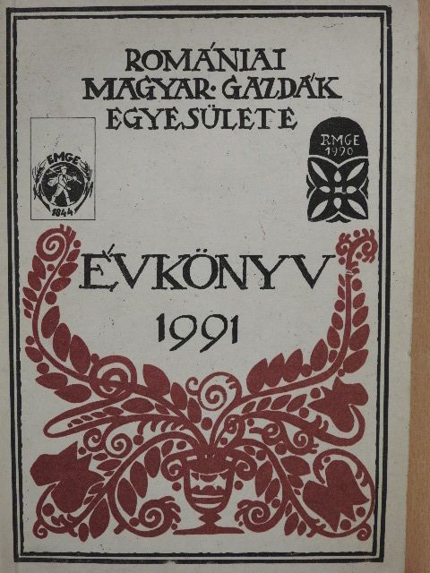 Albert Sándor - A Romániai Magyar Gazdák Egyesületének Évkönyve 1991 (dedikált példány) [antikvár]