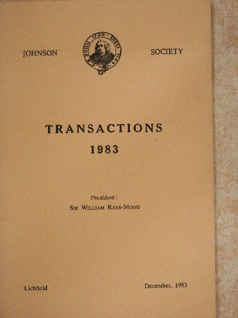 Edgar Secord - Transactions 1983 [antikvár]