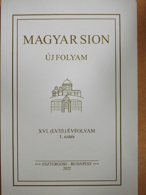 Ádám Miklós - Magyar Sion 2022/1. [antikvár]