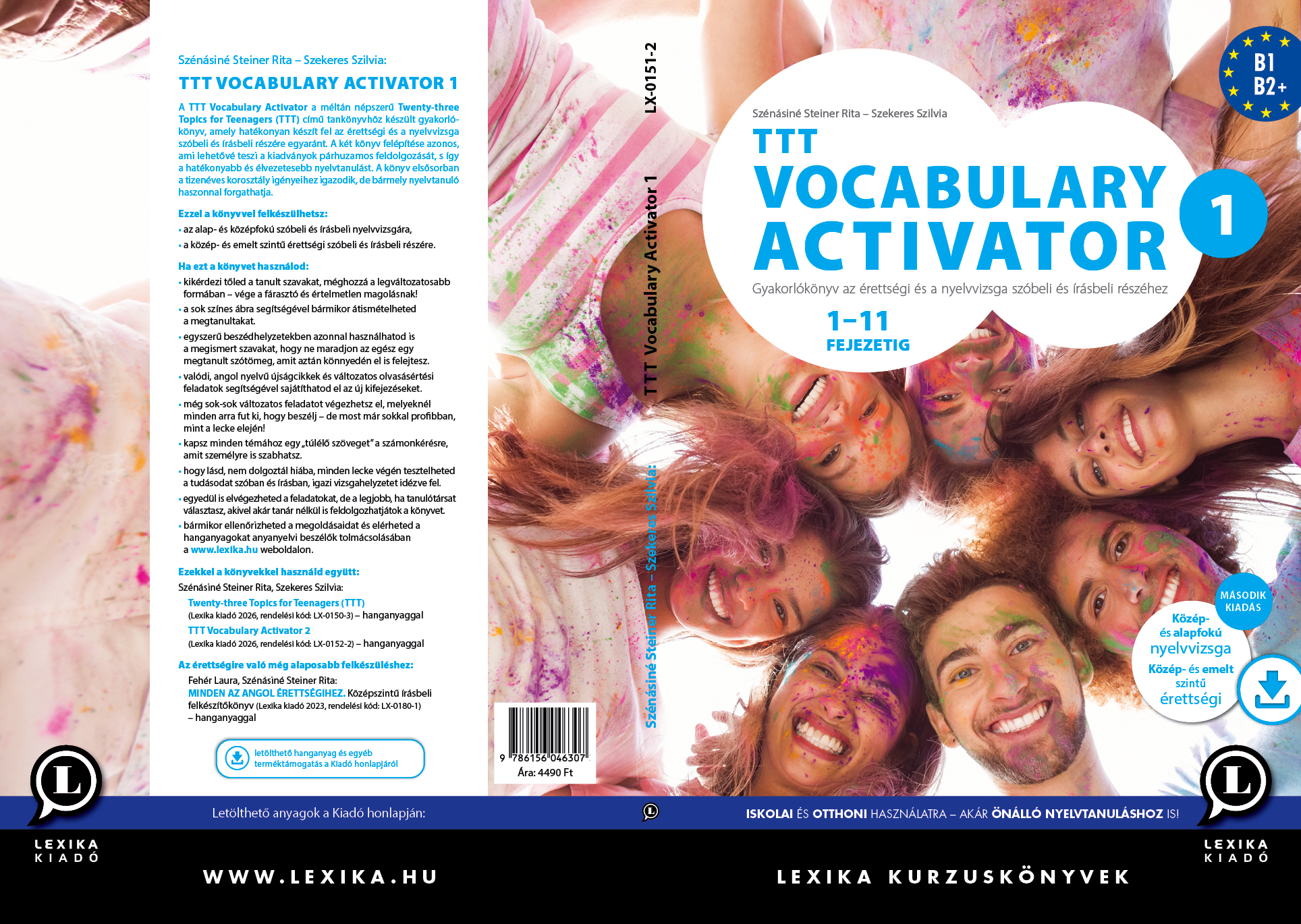 LX - 0151 - 2 Szekeres Szilvia - Szénásiné Steiner Rita - TTT Vocabulary Activator 1 (Második kiadás)