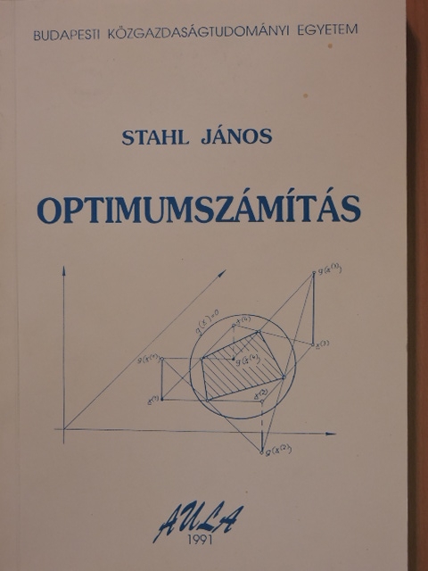 Stahl János - Optimumszámítás [antikvár]