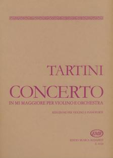 TARTINI,GIUSEPPE - CONCERTO E-DUR PER VIOLINO E ORCH. RED.PER VIOLINO E PIANOFORTE
