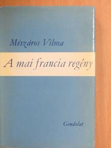 Mészáros Vilma - A mai francia regény [antikvár]