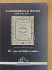 Sonderauktion Literatur zur IPHL@2012 [antikvár]