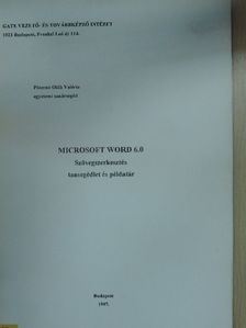 Póserné Oláh Valéria - Microsoft Word 6.0 [antikvár]
