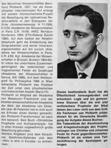 Bernhard Philberth - Christliche Prophetie und Nuklearenergie [antikvár]