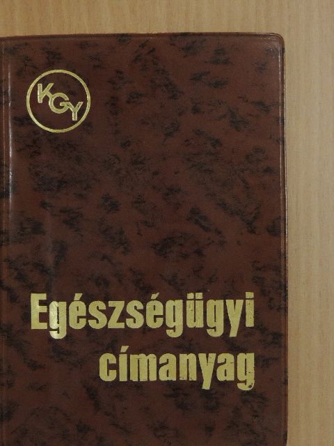Egészségügyi címanyag [antikvár]