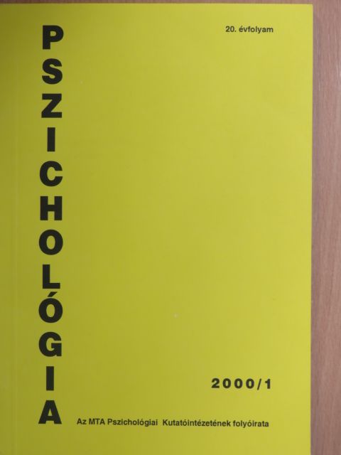 Csepeli György - Pszichológia 2000/1-4. [antikvár]