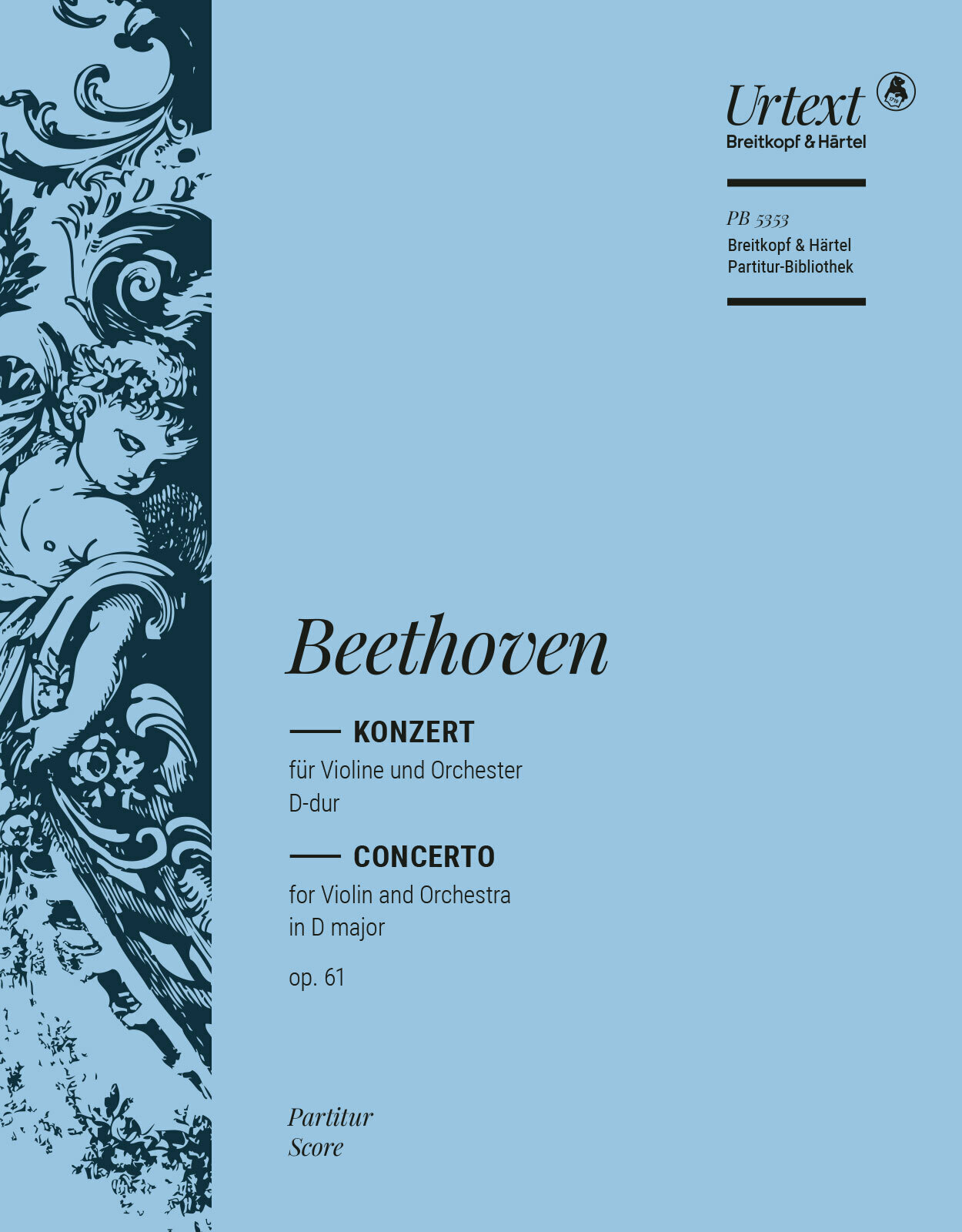 BEETHOVEN - KONZERT FÜR VIOLINE UND ORCHESTER D-DUR OP.61, PARTITUR