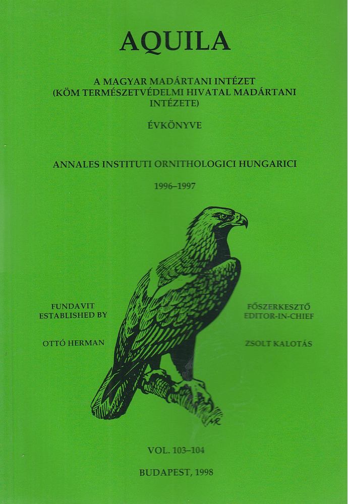 HERMAN OTTÓ - Aquila évkönyv 1996-1997. (103-104) [antikvár]