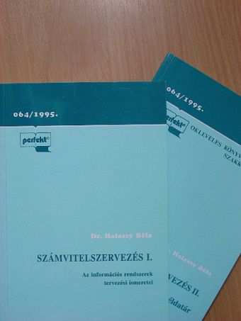 Dr. Halassy Béla - Számvitelszervezés I-II. [antikvár]