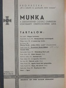 Bán Imre - Munka 1940. december [antikvár]