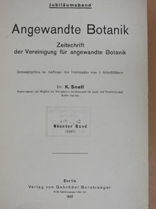 F. Esmarch - Angewandte Botanik 9. [antikvár]