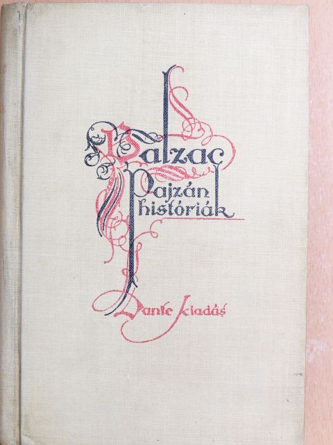 Honoré de Balzac - Pajzán históriák II. [antikvár]