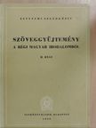 Amadé László - Szöveggyűjtemény a régi magyar irodalomból II. [antikvár]