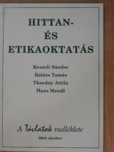 Balázs Tamás - Hittan- és etikaoktatás [antikvár]