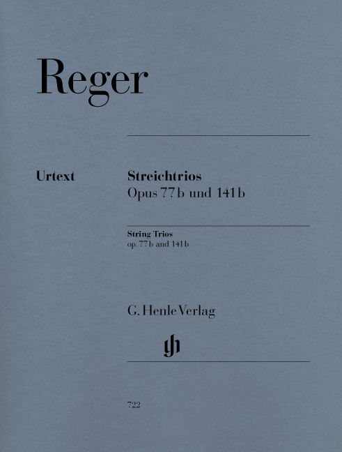 REGER - STREICHTRIOS OP.77b UND 141b URTEXT, STIMMEN (MICHAEL KUBE)